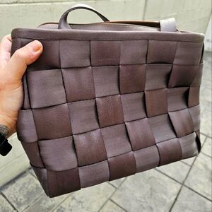 Harveys Seatbelt Bag Authentic Brown/Copper Medium/Large size handbag purse